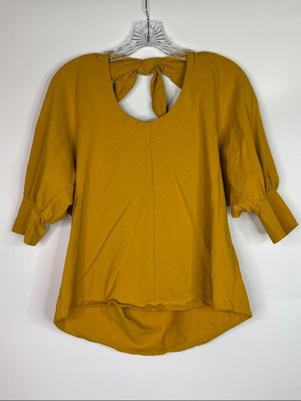 Umgee Mustard Yellow Blouse Size Small
